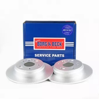 Jeu de 2 disques de frein arrière BORG & BECK BBD4804