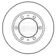 Jeu de 2 disques de frein avant BORG & BECK BBD4815 - Visuel 2