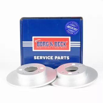 Jeu de 2 disques de frein avant BORG & BECK BBD4845