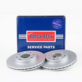Jeu de 2 disques de frein avant BORG & BECK BBD4858