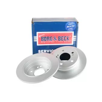 Jeu de 2 disques de frein arrière BORG & BECK BBD4872