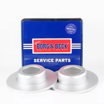Jeu de 2 disques de frein avant BORG & BECK BBD4876