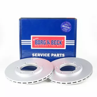 Jeu de 2 disques de frein avant BORG & BECK BBD4916
