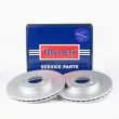 Jeu de 2 disques de frein avant BORG & BECK BBD4925 - Visuel 1