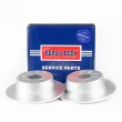 Jeu de 2 disques de frein arrière BORG & BECK BBD4961 - Visuel 1