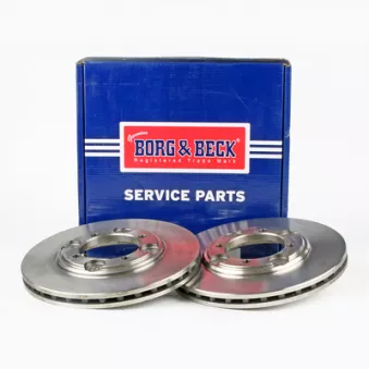Jeu de 2 disques de frein avant BORG & BECK BBD4989