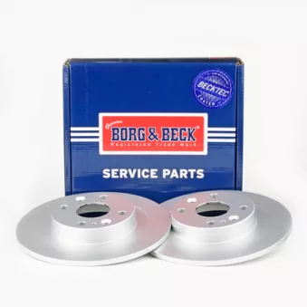 Jeu de 2 disques de frein arrière BORG & BECK BBD4994