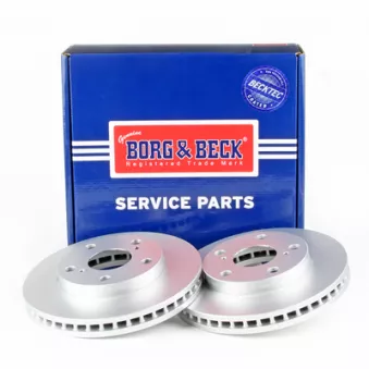 Jeu de 2 disques de frein avant BORG & BECK BBD5033