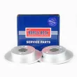 Jeu de 2 disques de frein arrière BORG & BECK BBD5071 - Visuel 1