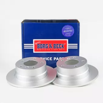 Jeu de 2 disques de frein arrière BORG & BECK BBD5076