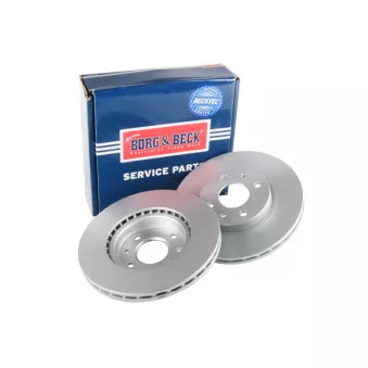Jeu de 2 disques de frein avant BORG & BECK BBD5086