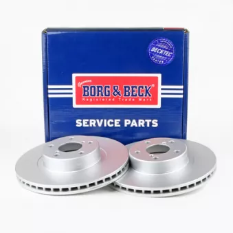 Jeu de 2 disques de frein avant BORG & BECK BBD5103
