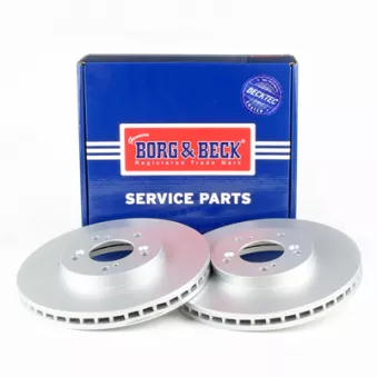 Jeu de 2 disques de frein avant BORG & BECK BBD5129