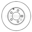 Jeu de 2 disques de frein arrière BORG & BECK BBD5131 - Visuel 2