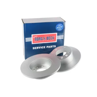 Jeu de 2 disques de frein arrière BORG & BECK BBD5164