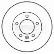 Jeu de 2 disques de frein arrière BORG & BECK BBD5164 - Visuel 2