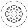 Jeu de 2 disques de frein arrière BORG & BECK BBD5167 - Visuel 2