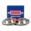 Jeu de 2 disques de frein avant BORG & BECK BBD5177 - Visuel 1