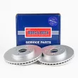 Jeu de 2 disques de frein avant BORG & BECK BBD5182 - Visuel 1
