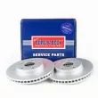 Jeu de 2 disques de frein avant BORG & BECK BBD5206 - Visuel 1