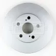 Jeu de 2 disques de frein avant BORG & BECK BBD5206 - Visuel 3