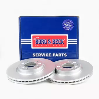 Jeu de 2 disques de frein avant BORG & BECK BBD5208