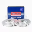Jeu de 2 disques de frein avant BORG & BECK BBD5211 - Visuel 2