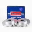 Jeu de 2 disques de frein avant BORG & BECK BBD5214 - Visuel 1