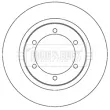 Jeu de 2 disques de frein arrière BORG & BECK BBD5215 - Visuel 2