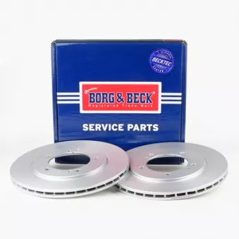 Jeu de 2 disques de frein avant BORG & BECK BBD5219
