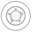 Jeu de 2 disques de frein avant BORG & BECK BBD5219 - Visuel 2