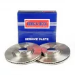 Jeu de 2 disques de frein avant BORG & BECK BBD5223 - Visuel 1