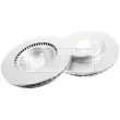 Jeu de 2 disques de frein avant BORG & BECK BBD5243 - Visuel 3
