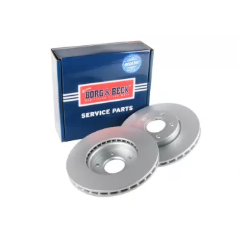 Jeu de 2 disques de frein avant BORG & BECK BBD5244