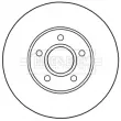 Jeu de 2 disques de frein avant BORG & BECK BBD5244 - Visuel 2