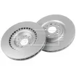 Jeu de 2 disques de frein avant BORG & BECK BBD5245 - Visuel 3