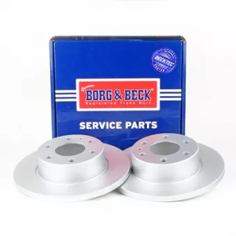 Jeu de 2 disques de frein arrière BORG & BECK BBD5253