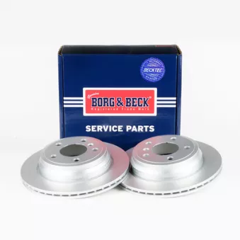 Jeu de 2 disques de frein arrière BORG & BECK BBD5259