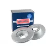 Jeu de 2 disques de frein avant BORG & BECK BBD5263 - Visuel 1