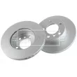 Jeu de 2 disques de frein avant BORG & BECK BBD5263 - Visuel 3