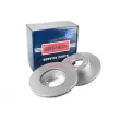 Jeu de 2 disques de frein avant BORG & BECK BBD5264 - Visuel 1