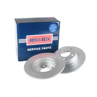Jeu de 2 disques de frein arrière BORG & BECK BBD5265