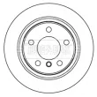 Jeu de 2 disques de frein arrière BORG & BECK BBD5265 - Visuel 2