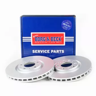 Jeu de 2 disques de frein avant BORG & BECK BBD5271