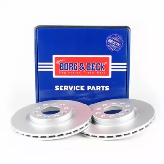 Jeu de 2 disques de frein arrière BORG & BECK BBD5272