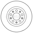 Jeu de 2 disques de frein arrière BORG & BECK BBD5272 - Visuel 2