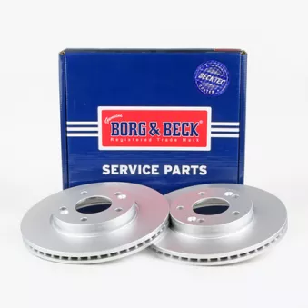 Jeu de 2 disques de frein avant BORG & BECK BBD5278