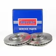 Jeu de 2 disques de frein avant BORG & BECK BBD5287 - Visuel 1