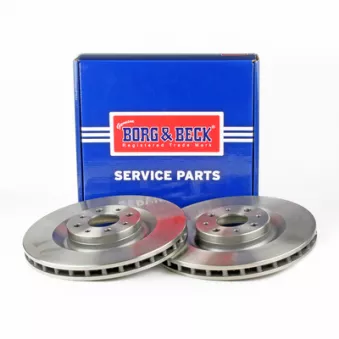 Jeu de 2 disques de frein avant BORG & BECK BBD5287