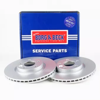 Jeu de 2 disques de frein avant BORG & BECK BBD5305